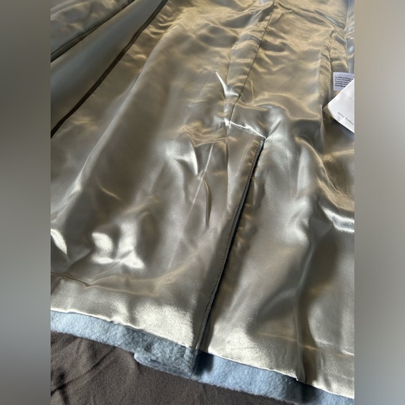 New with tags! Powder Blue Calvin Klein Pea Coat Size 12 - Picture 6 of 11